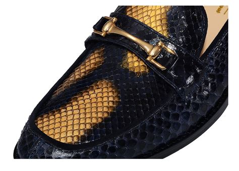 Men's python loafer 